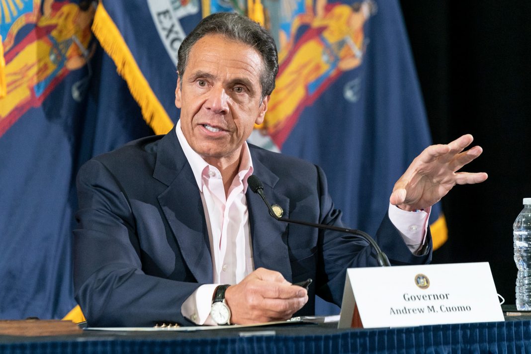 New York Gov. Cuomo briefs the press on Covid pandemic