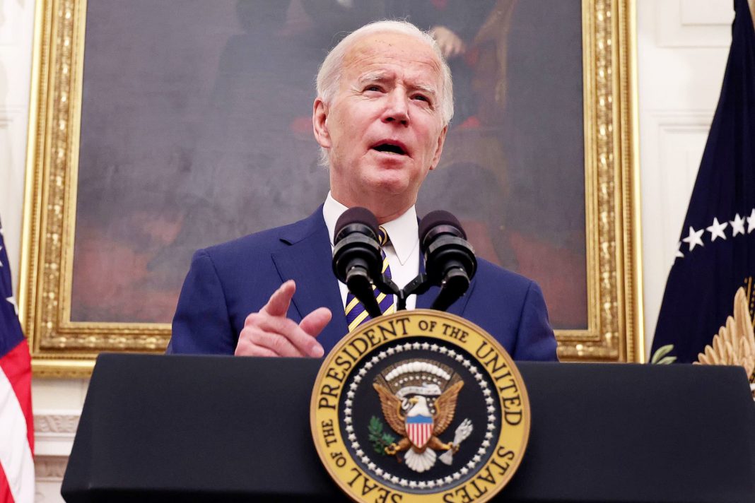 Biden says nothing can change the trajectory of the Covid pandemic over the next several months