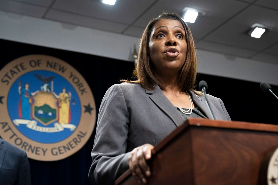 New York AG James says Trump Supreme Court tax records case won't affect probe