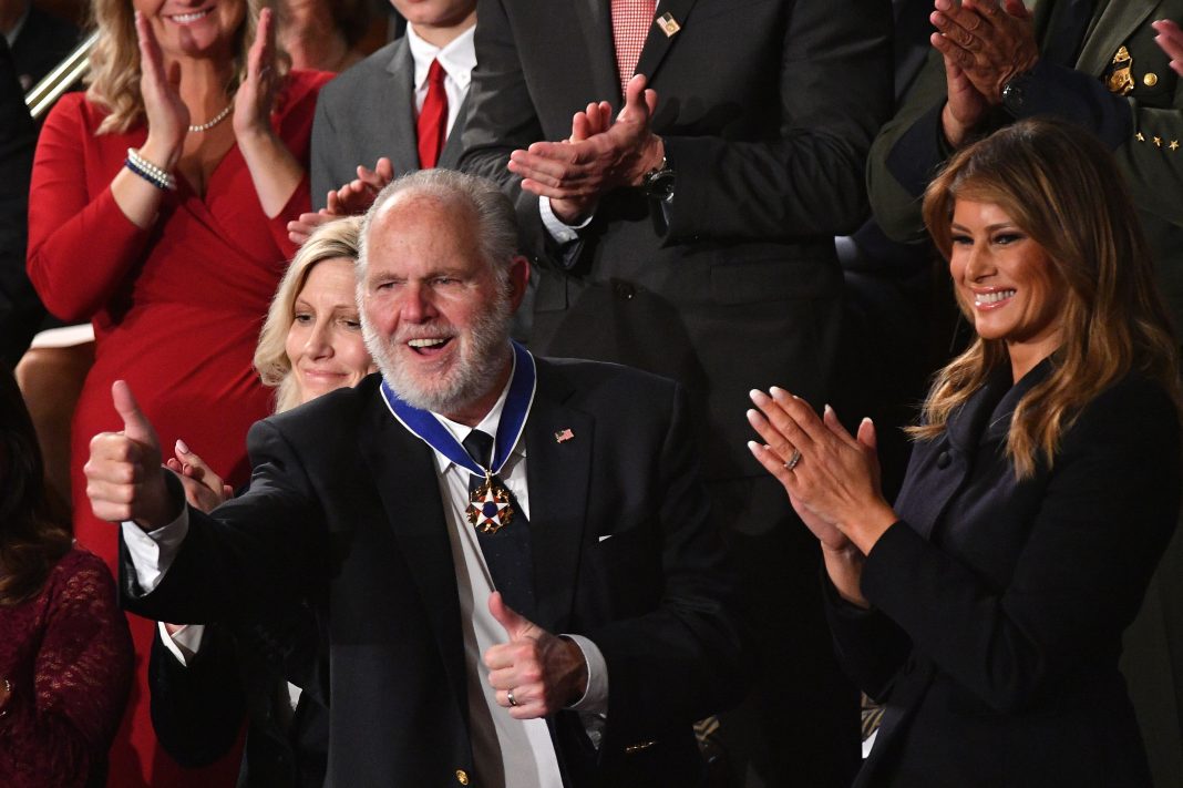 Rush Limbaugh, the incendiary radio talk show host, dies at age 70