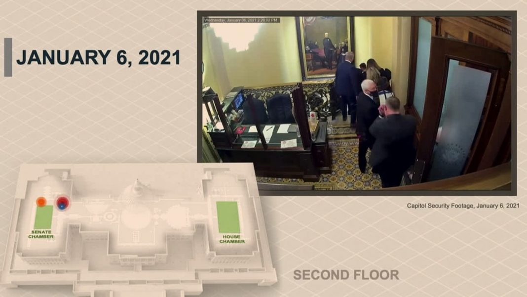 New video shows Capitol riot, Romney and Pence evacuating