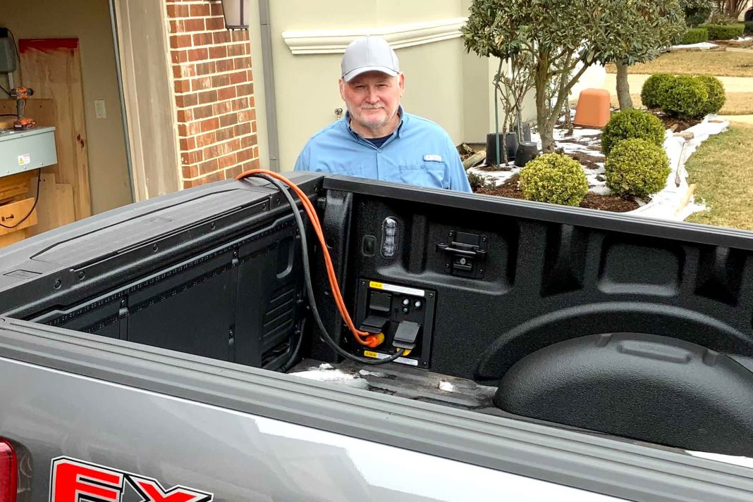 Some use Ford F-150 hybrid trucks to power homes