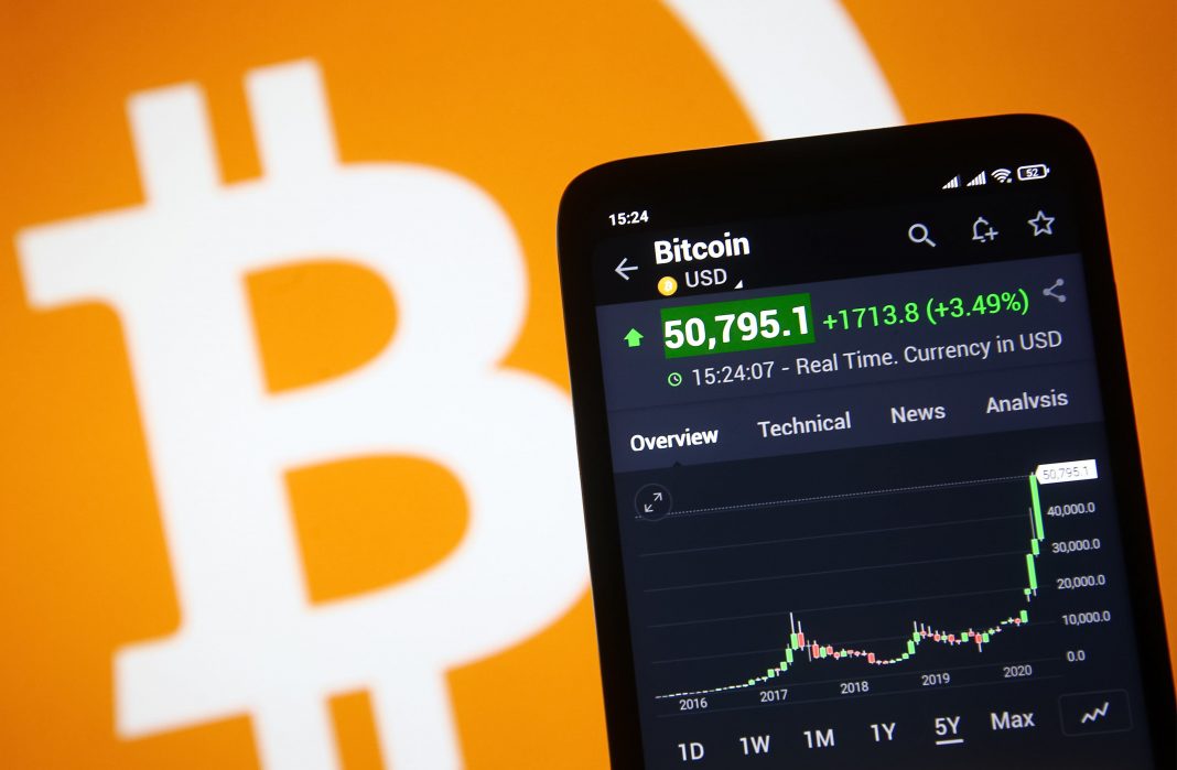 Bitcoin (BTC) surges back above $50,000 after more buying from Square