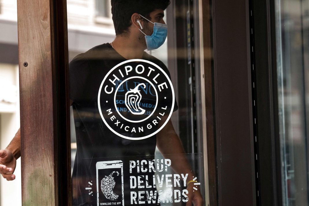 Chipotle's digital sales remain strong as dining rooms reopen: CFO