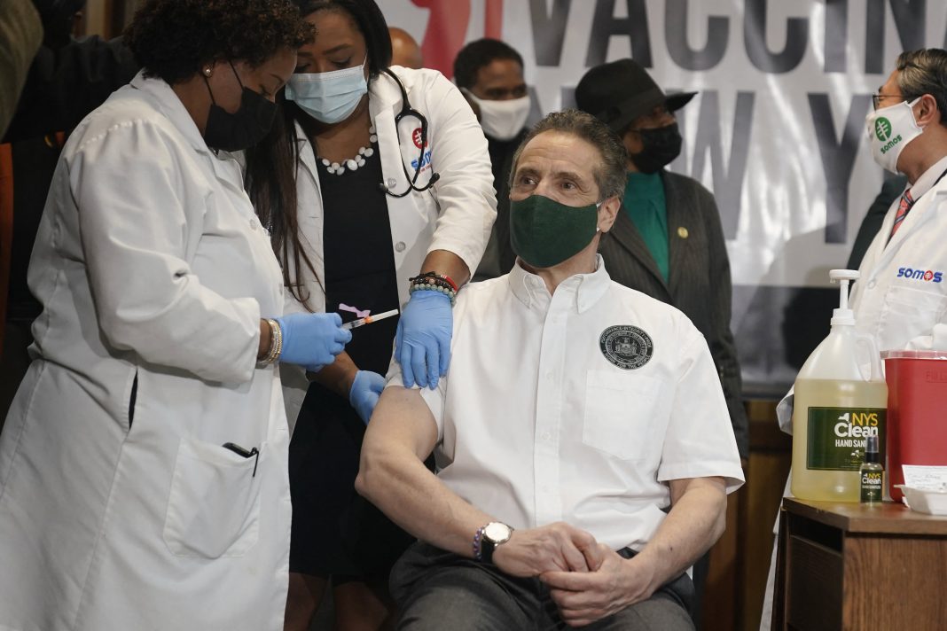 NY expands Covid vaccine eligibility to all adults starting April 6, Cuomo says