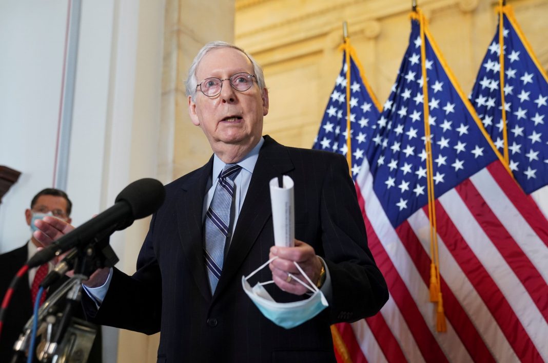 McConnell says GOP will oppose Biden infrastructure plan