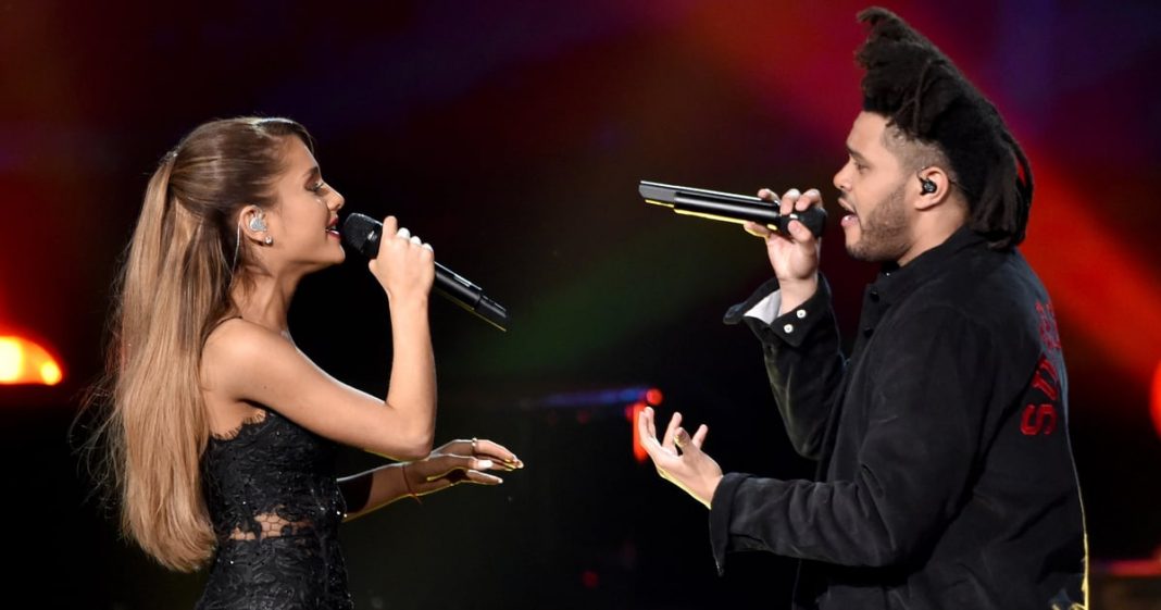 The Weeknd and Ariana Grande 