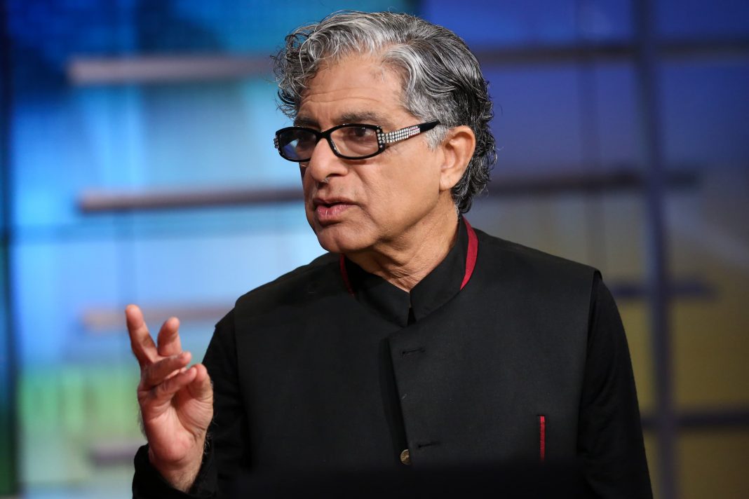 Deepak Chopra says he wants to bring awareness to psychedelics as a potential source of mind-body healing