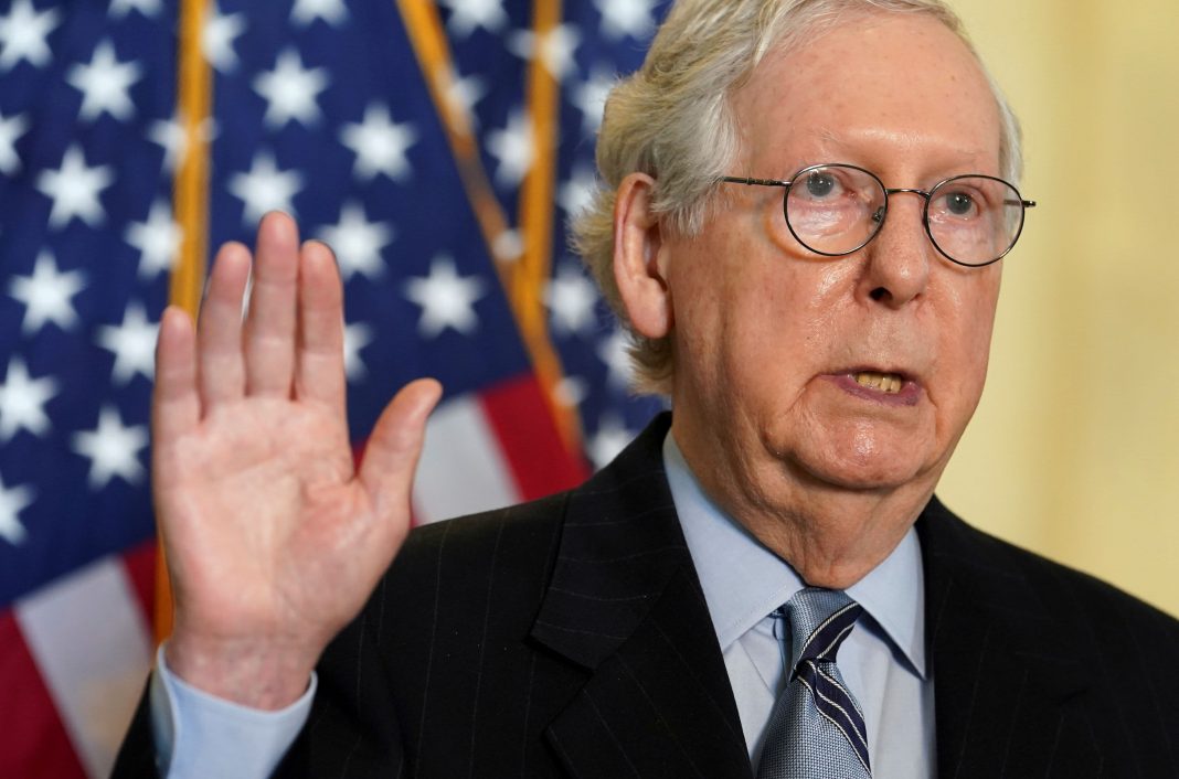 Mitch McConnell says bill should cost up to $800 billion