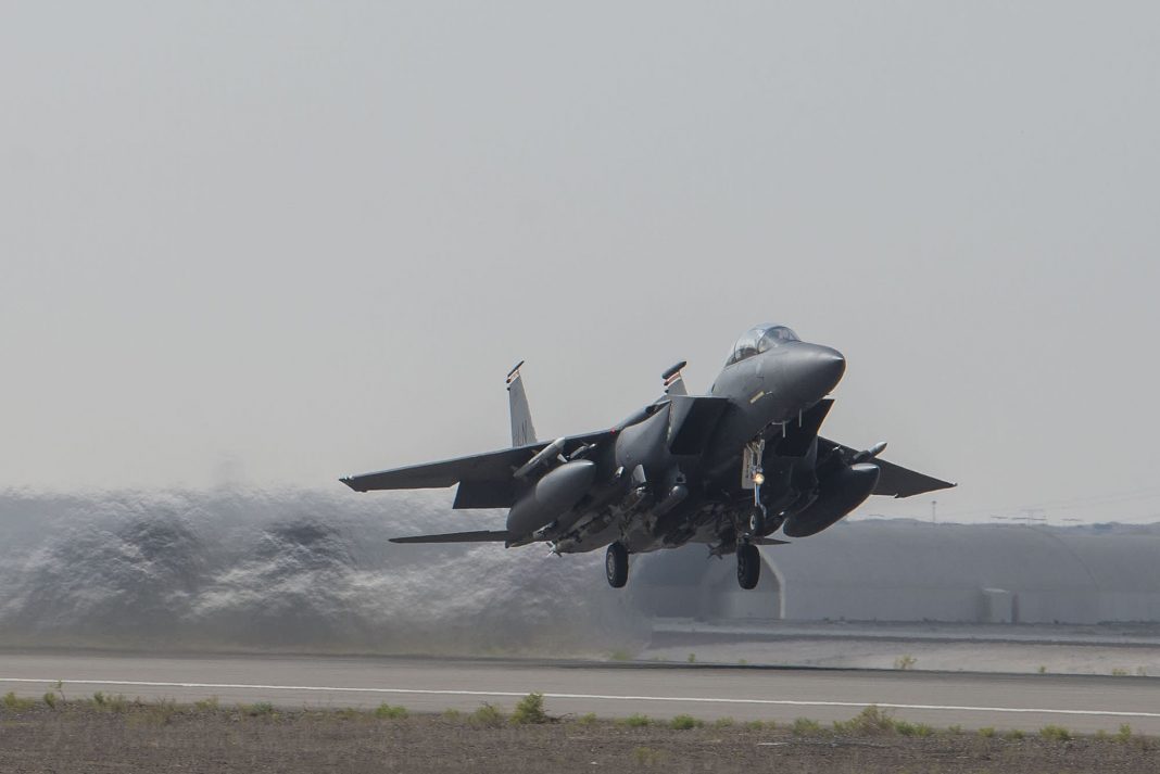 U.S. sends more firepower to Middle East as troops withdraw from Afghanistan