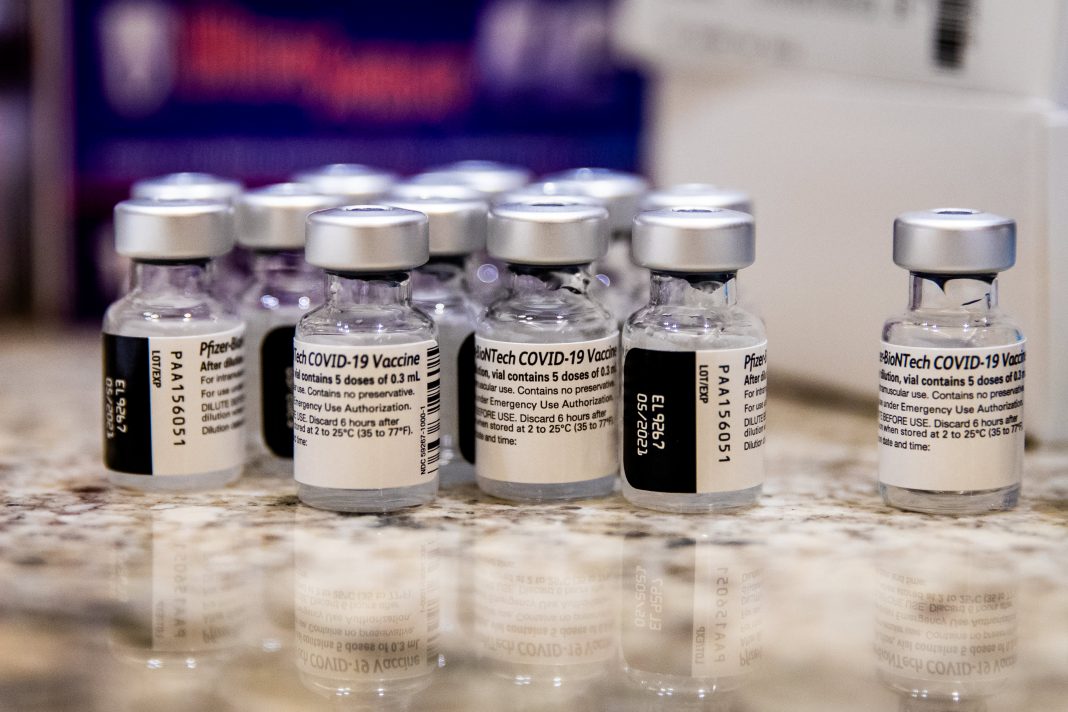 Pfizer and BioNTech begin the process of seeking full U.S. approval for their Covid vaccine
