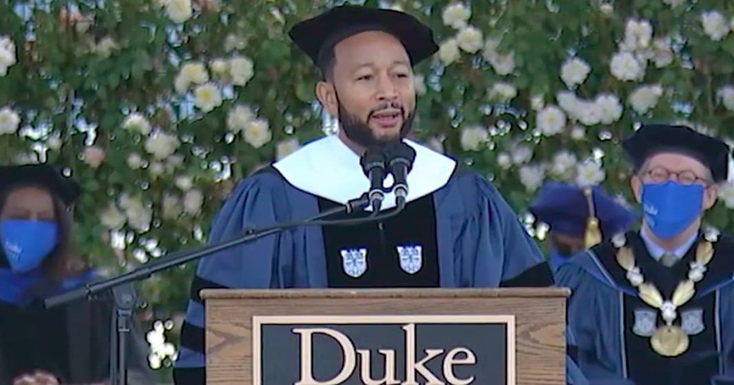 Watch John Legend's Full Duke University Commencement Speech