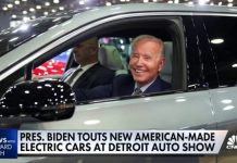 Biden publicizes first spherical of funding for EV charging community throughout 35 states Biden promotes American-made electric cars at the Detroit Auto Show